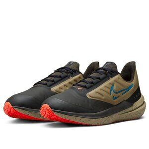 Nike Air Zoom Winflo 9 Shield DM1106-200 Medium Ash Laser Blue Men’s Size 12